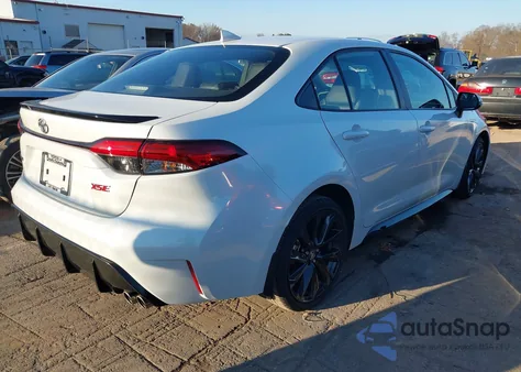 2024 Toyota Corolla Xse z USA, uszkodzony, nr VIN 5YFT4MCE7RP203065
